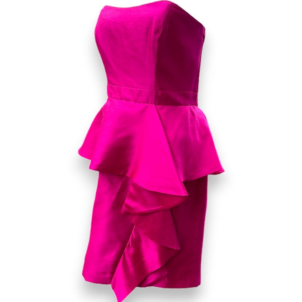EUC Shoshanna Prom or wedding guest Hot Pink dress Size 8